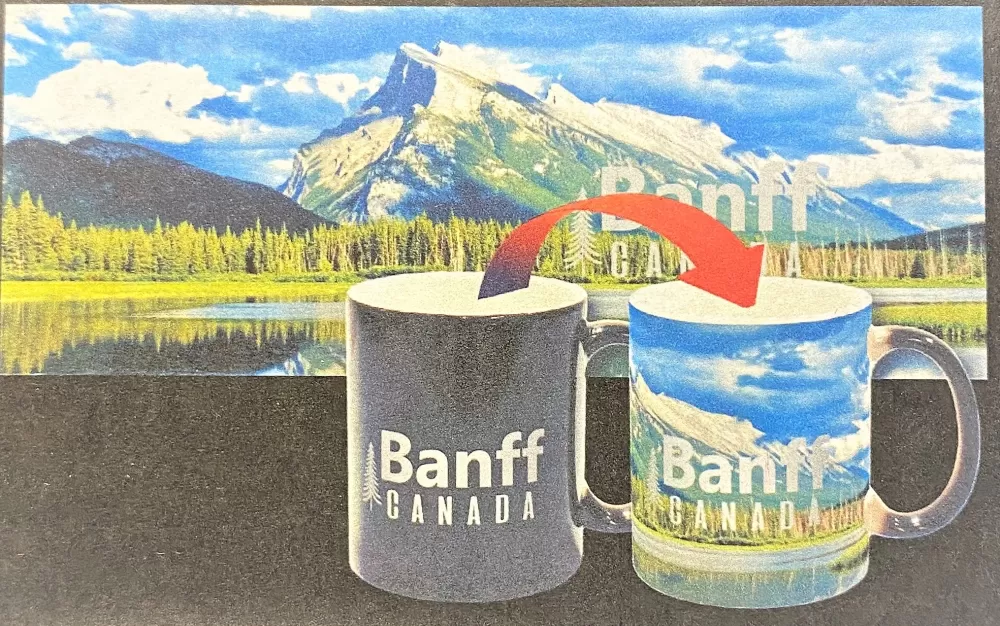 The Spirit of Christmas Christmas Tableware | Home Decor Tableware>Banff Rundle Color Changing Mug