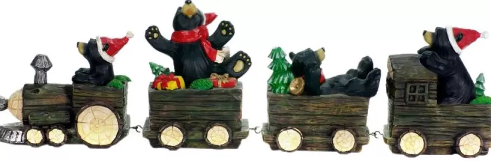 The Spirit of Christmas Banff And Canadiana Home Decor>Black Bear Train