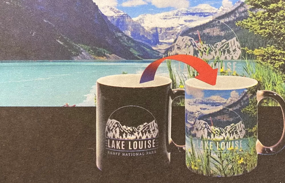 The Spirit of Christmas Christmas Tableware | Home Decor Tableware>Lake Louise Color Changing Mug