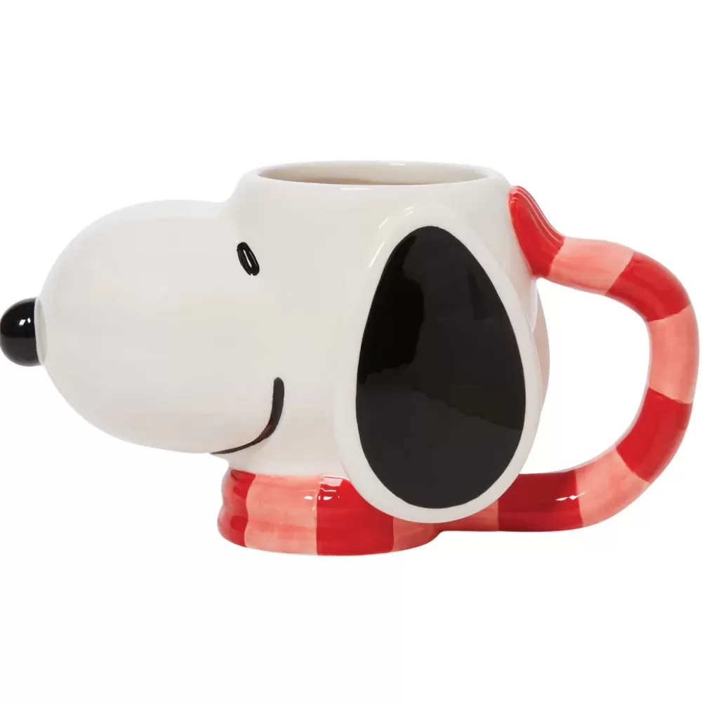 The Spirit of Christmas Christmas Tableware | Home Decor Tableware>Snoopy 18 Oz Sculpted Mug