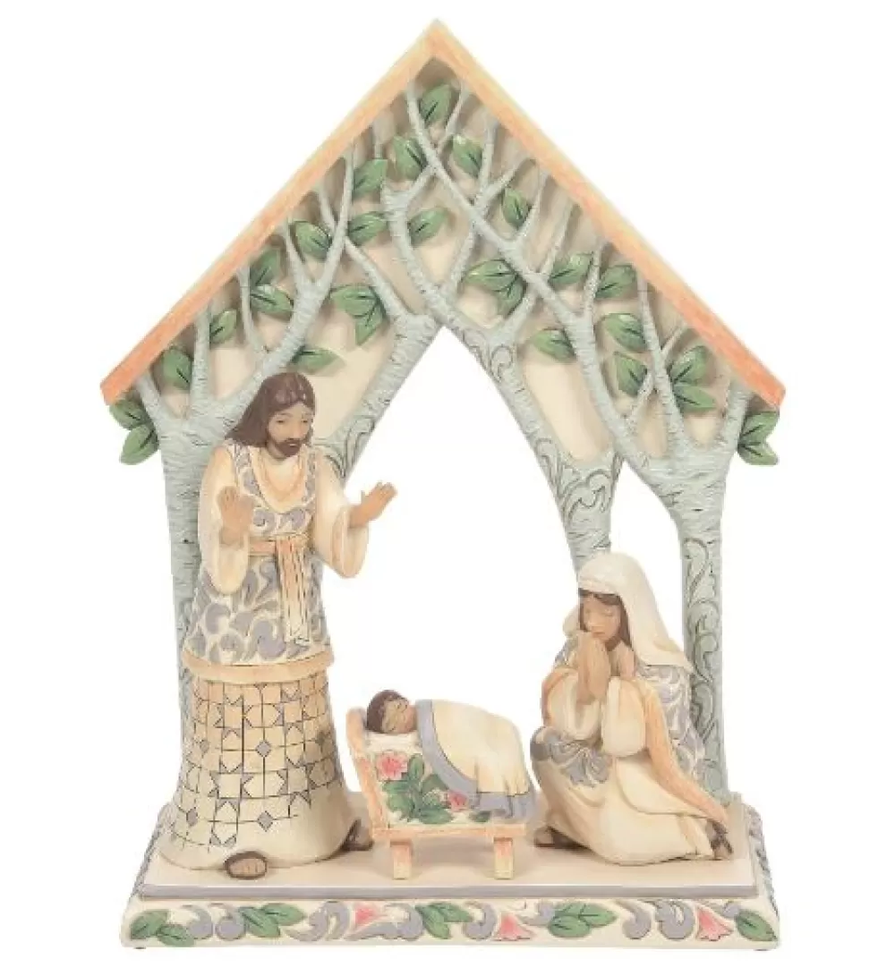 The Spirit of Christmas Nativities>Woodland Holy Family/Creche Set